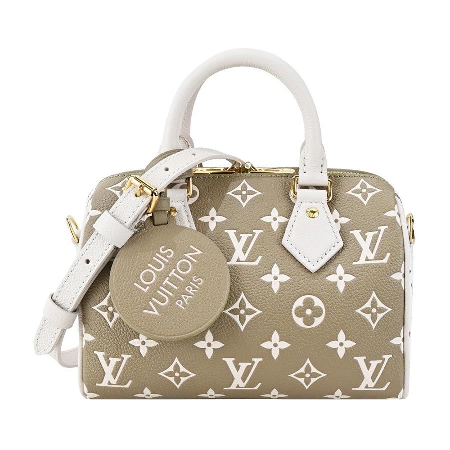 Túi Đeo Chéo Nữ Louis Vuitton LV Speedy Bandoulière 20 Kaki/Beige M46118 Màu Xanh Kaki