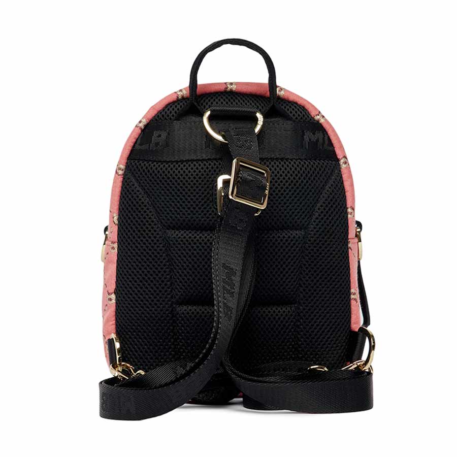 Balo Trẻ Em MLB Mini Diamond Monogram Jacquard Boston Red Sox 7ABKM032N-43COS Màu Hồng