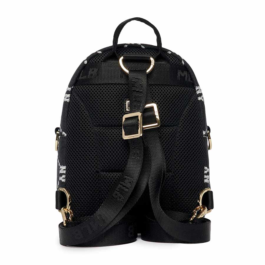 Balo Trẻ Em MLB Mini Diamond Monogram Jacquard New York Yankees 7ABKM032N-50BKS Màu Đen