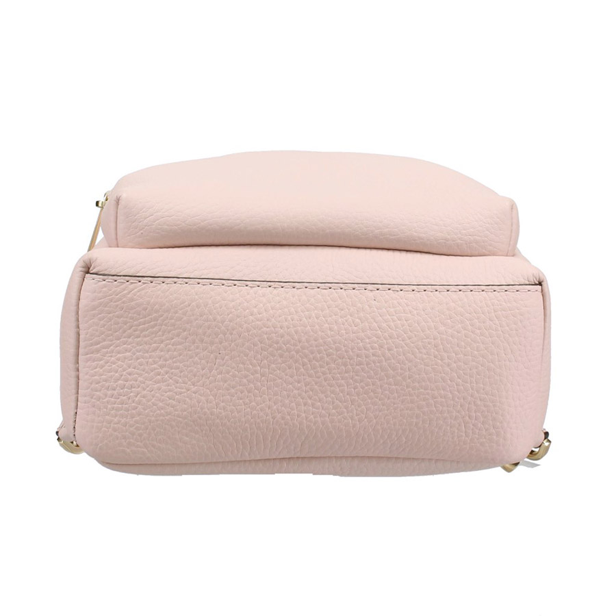 Balo Michael Kors MK Erin 35T0GERB5L Small Convertible Backpack Crossbody MK Leather In Powder Blush Màu Hồng