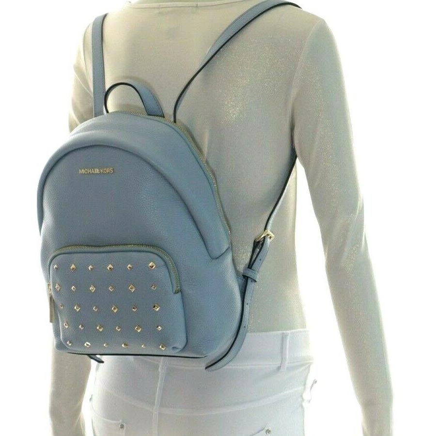 Balo Michael Kors MK Erin Studded Women's Bag - Pale Blue Màu Xanh Blue