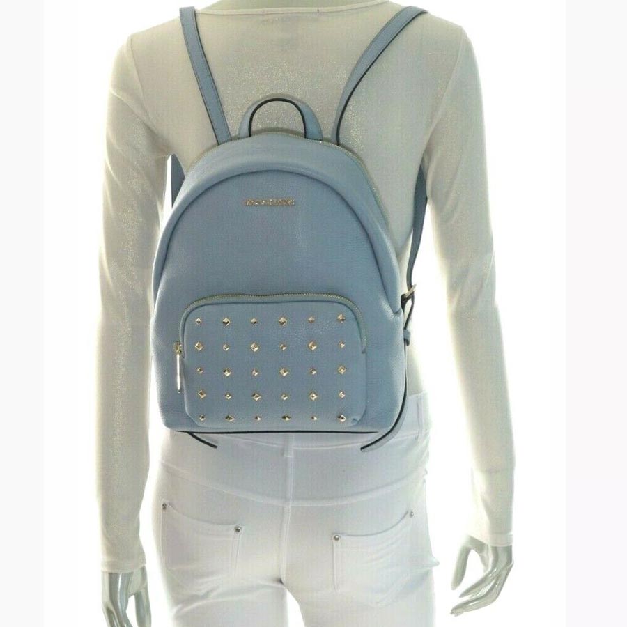Balo Michael Kors MK Erin Studded Women's Bag - Pale Blue Màu Xanh Blue