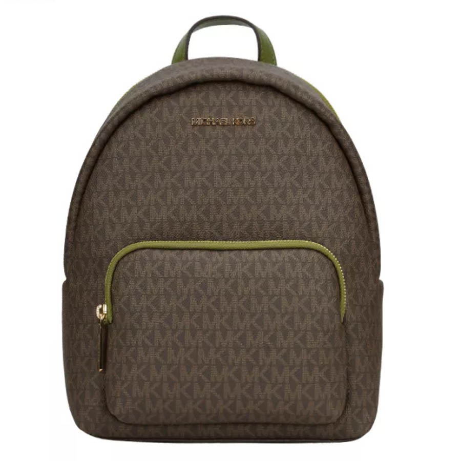 Balo Michael Kors MK Backpack Erin Large PVC Backpack 35T0GERB8B Màu Nâu