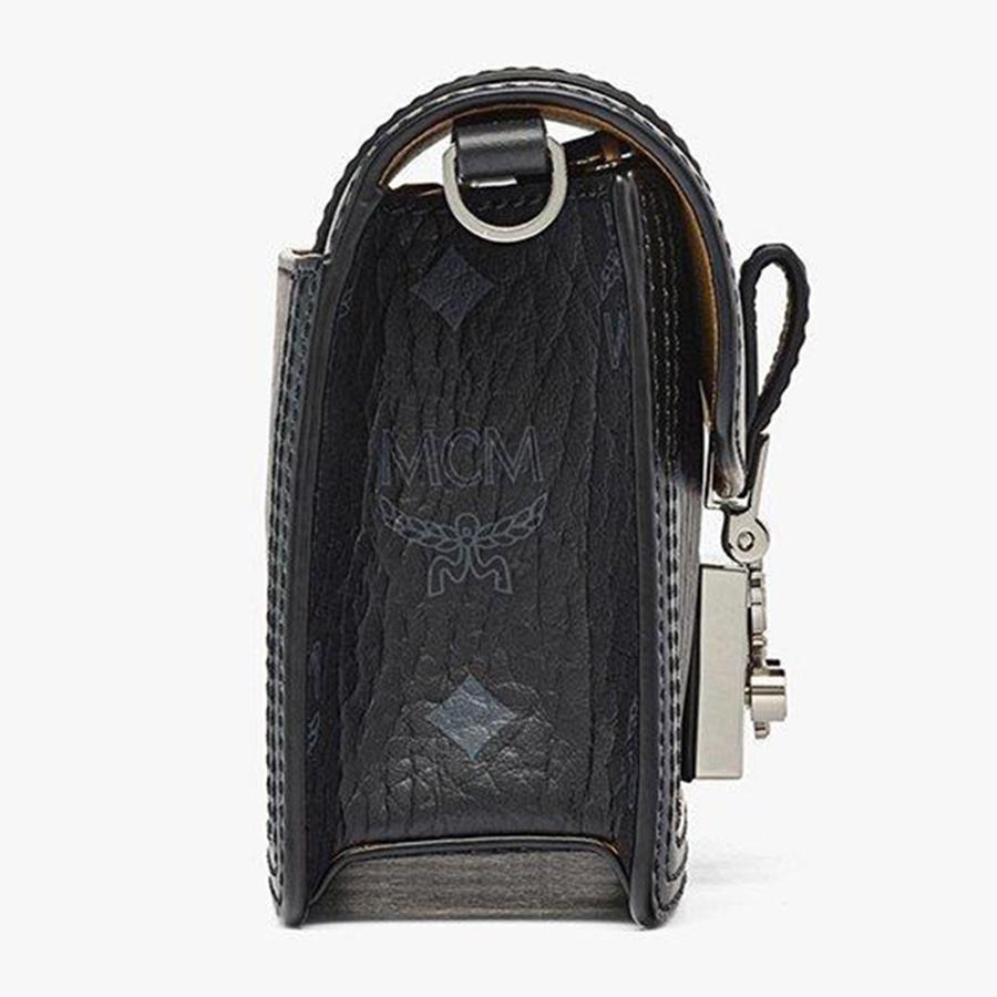 Túi Đeo Chéo MCM Tracy Crossbody In Visetos Leather Block MMWRBAWO02BK001 Màu Đen