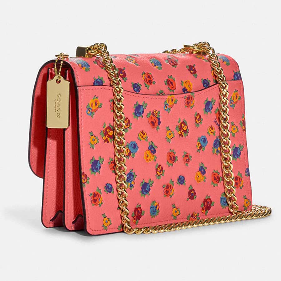 Túi Đeo Chéo Coach Klare Crossbody With Mini Vintage Rose Print Màu Hồng