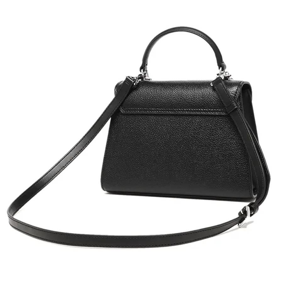 Túi Đeo Chéo Michael Kors MK Top Handle Trapezoid 35S2SNRS5L Màu Đen