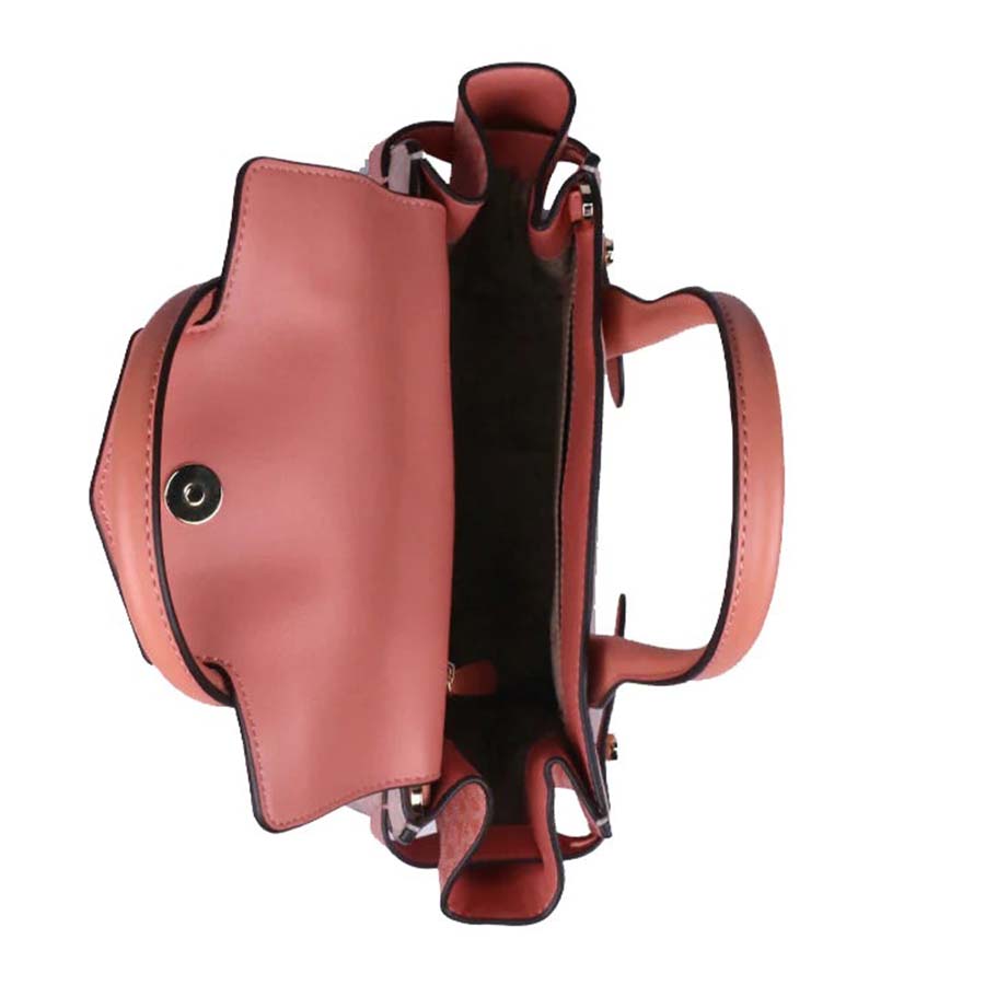 Túi Xách Michael Kors MK Medium Signature Carmen In Sherbert Multi 35S2GNMS8V Màu Hồng Cam