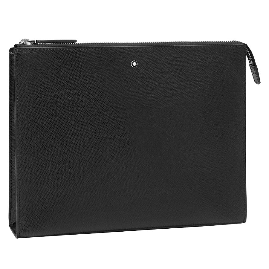 Túi Cầm Tay Montblanc Sartorial Clutch Bag Pochette MB 126054 Màu Đen