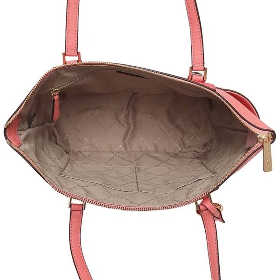 Túi Tote Michael Kors MK Outlet Bag Charlotte Red Ladies 35T0GCFT3B Màu Hồng Đỏ