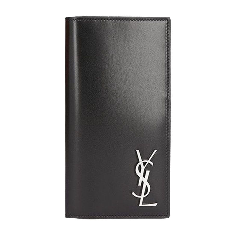 Ví Nữ Yves Saint Laurent YSL Monogram Shiny Leather Long Wallet Màu Đen