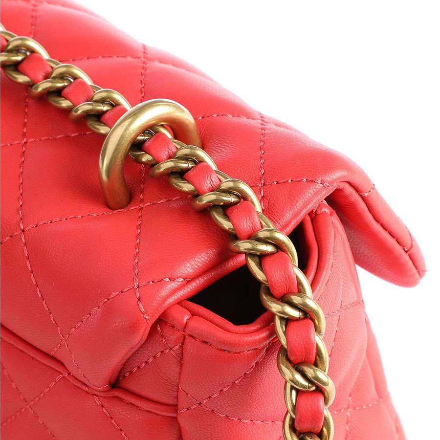 Túi Đeo Chéo Versace Jeans Couture Puffy Crossbody Tas Imitatieleer Rood Màu Đỏ Size 22