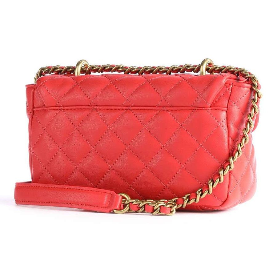 Túi Đeo Chéo Versace Jeans Couture Puffy Crossbody Tas Imitatieleer Rood Màu Đỏ Size 22