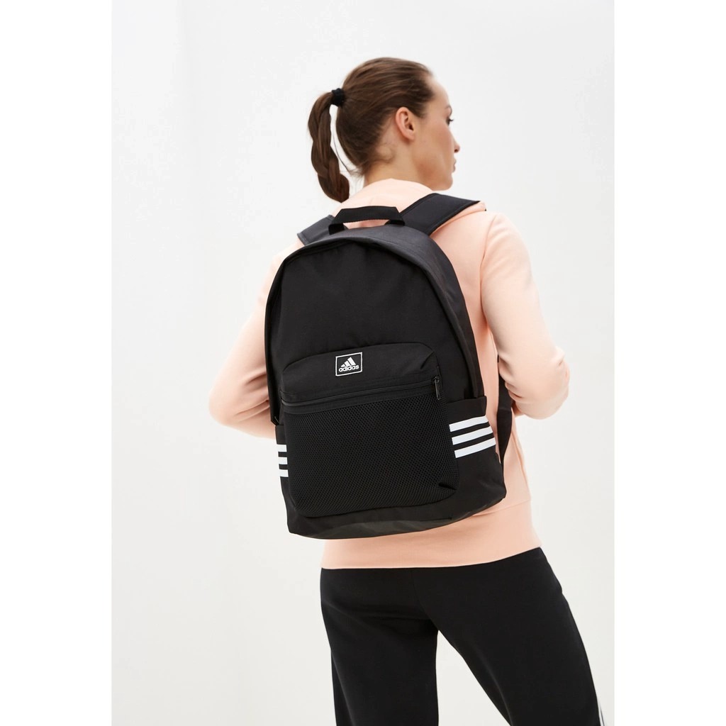 Balo Adidas 3 Sọc Classic FT6713 Màu Đen