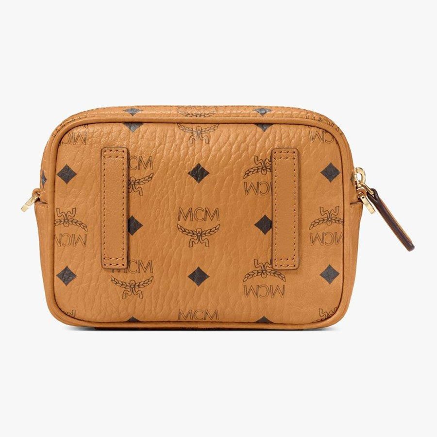 Túi Đeo Chéo MCM Aren Crossbody In Visetos MMRAAKC03CO001 Màu Nâu