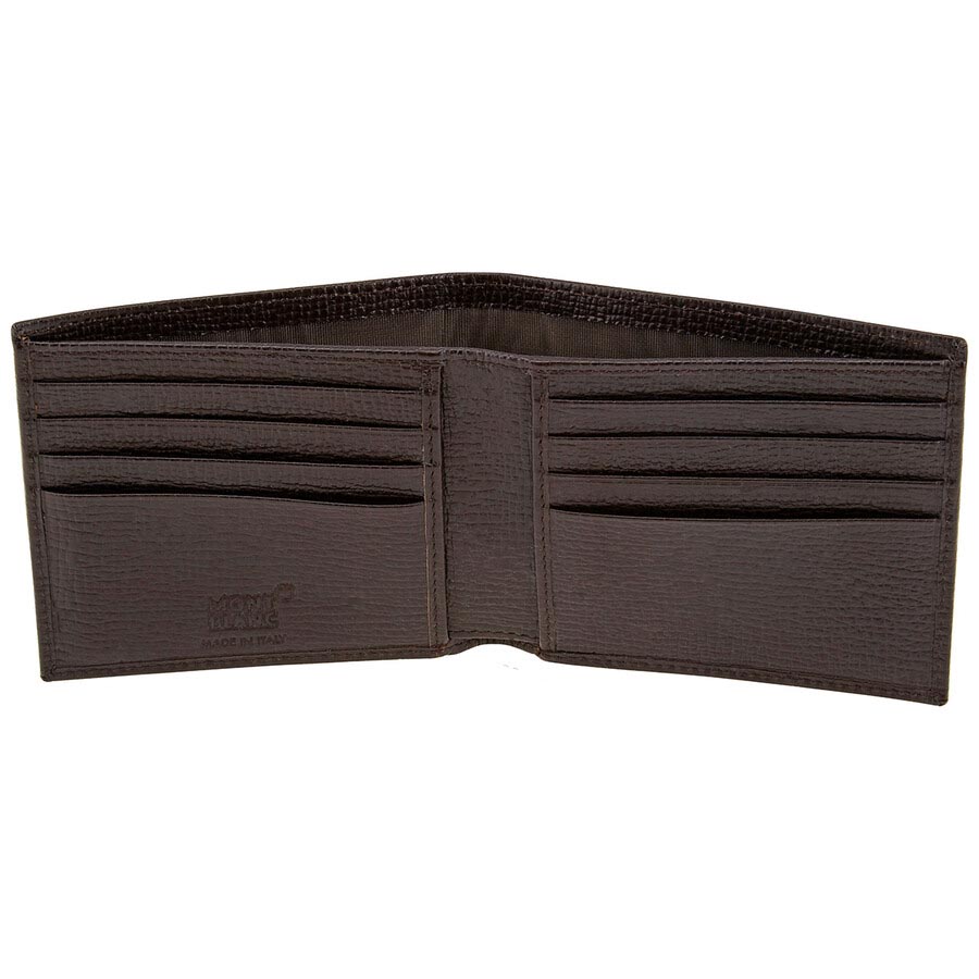 Ví Montblanc Brown Meisterstuck Soft Grain Leather 8cc Wallet MB116130 Màu Nâu