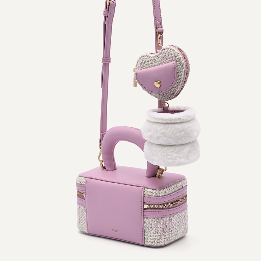 Túi Đeo Chéo Pedro Melody Shoulder Bag with Double Pouch PW2-75210137 Blush Màu Hồng