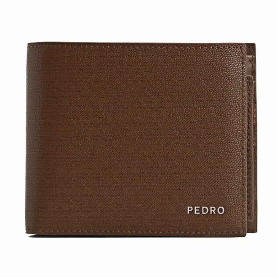 Ví Pedro Full Grain Leather Wallet With Insert Dark Brown PM4-15940213 Màu Nâu