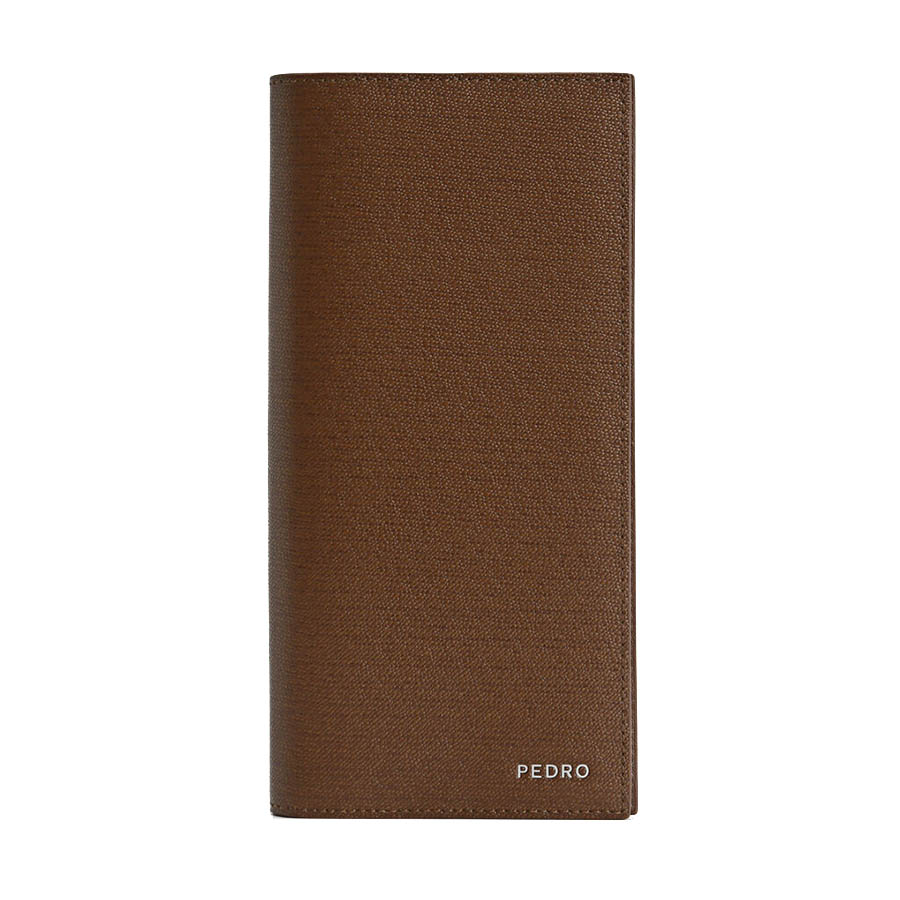 Ví Nam Pedro Full-Grain Long Leather Wallet - Dark Brown PM4-15940214 Màu Nâu
