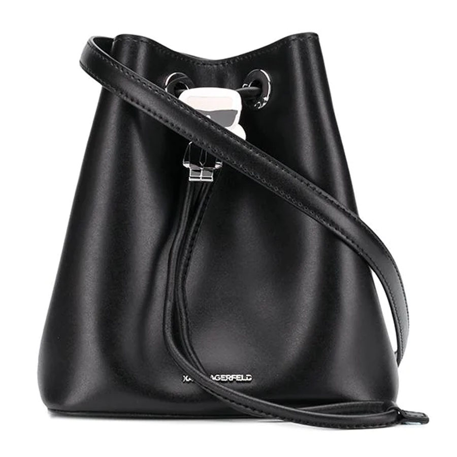 Túi Xách Karl Lagerfeld K/Ikonik Bucket Bag Màu Đen