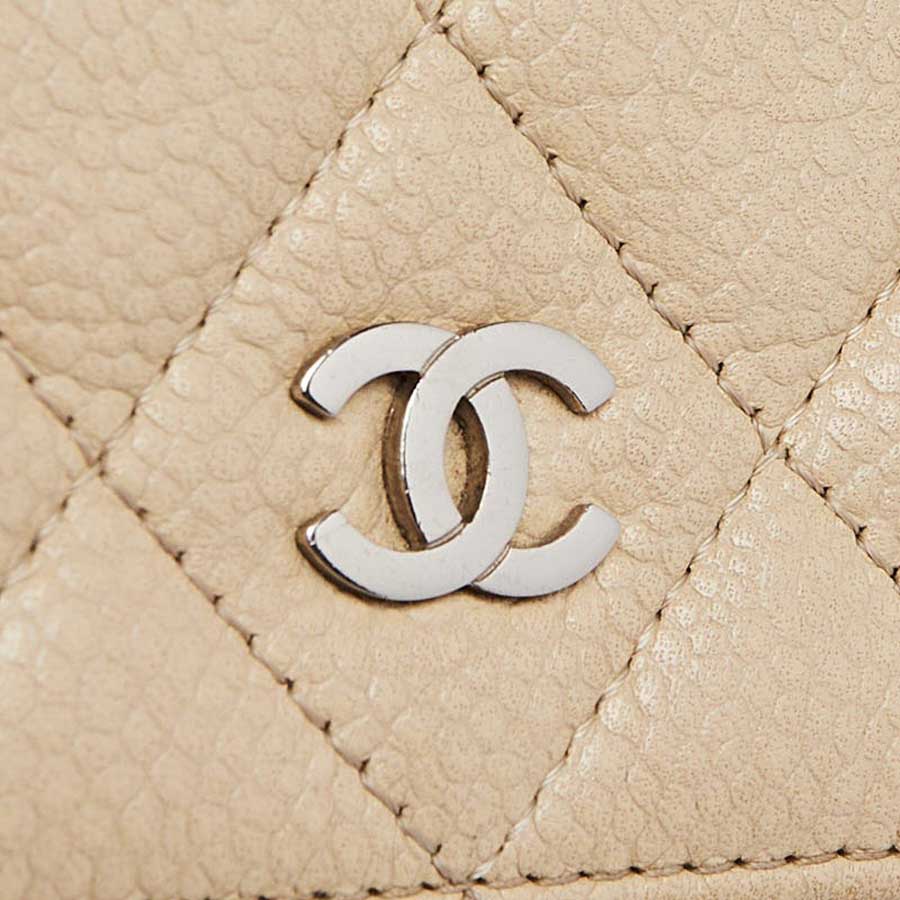 Túi Đeo Chéo Chanel Beige Clair Quilted Caviar Leather Classic Woc Clutch Bag Màu Be
