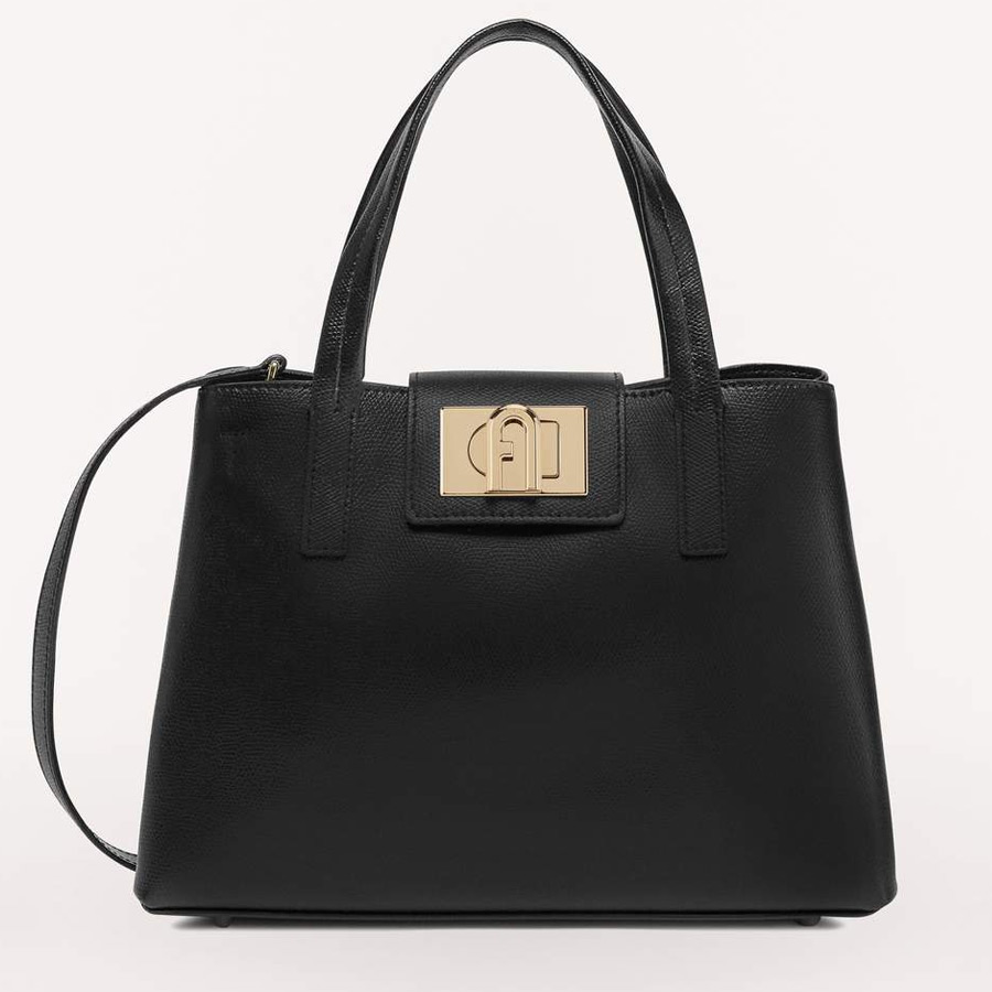 Túi Xách Tay Furla 1927 Tote M Nero Màu Đen