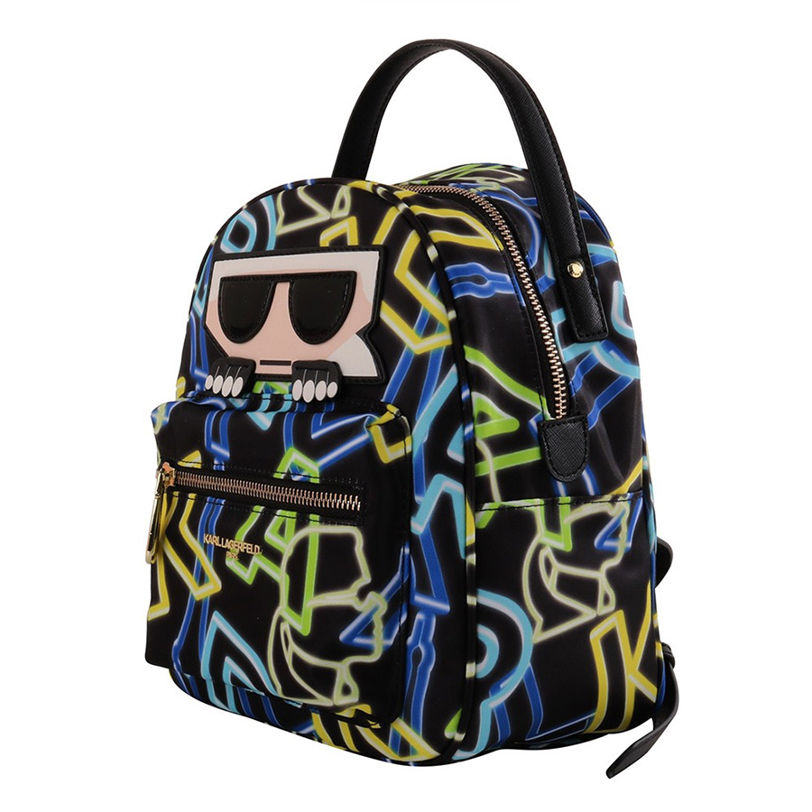 Balo Karl Lagerfeld Galeries Lafayette Backpack Màu Đen Xanh