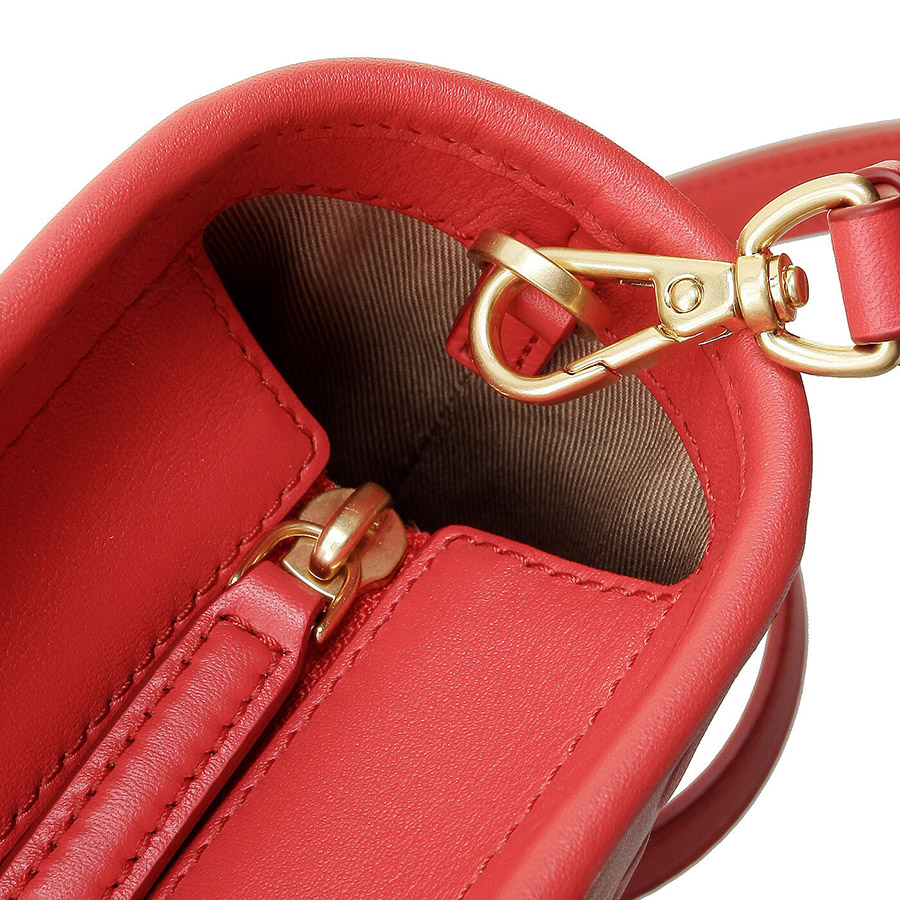 Túi Xách MCM Aren Top-Zip Shopper In MCM Monogram Leather Màu Đỏ Hồng