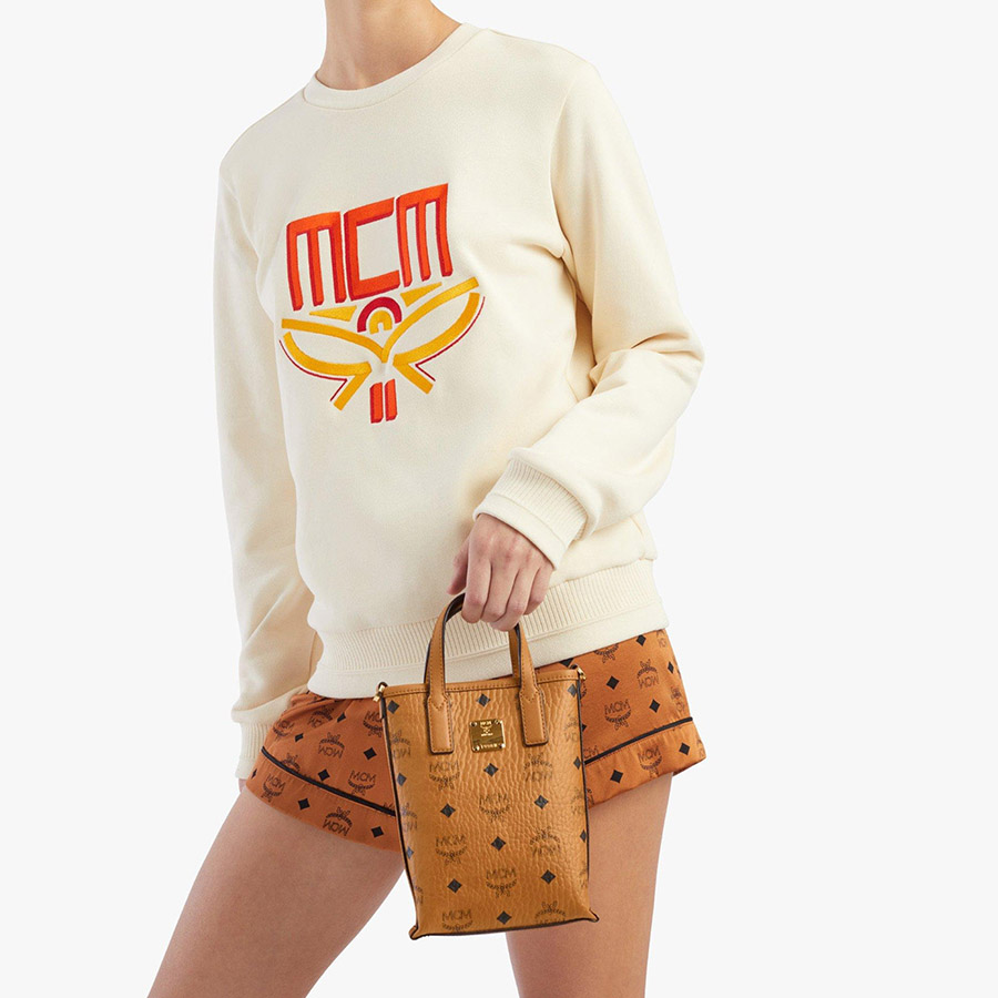 Túi Xách MCM Essential Visetos Original Crossbody Mini MWRAASE03CO001 Màu Nâu