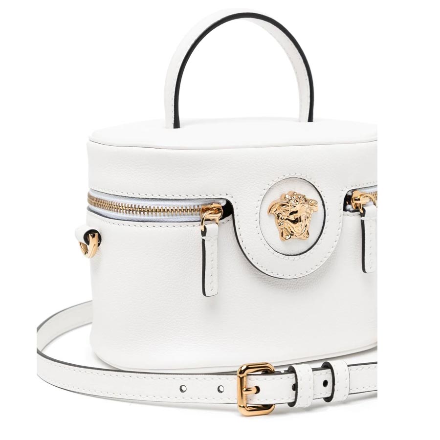 Túi Đeo Chéo Nữ Versace La Medusa Mini Bag Màu Trắng