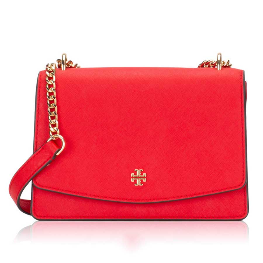 Túi Đeo Chéo Tory Burch Emerson Mini Shoulder Bag Brilliant Red Màu Đỏ