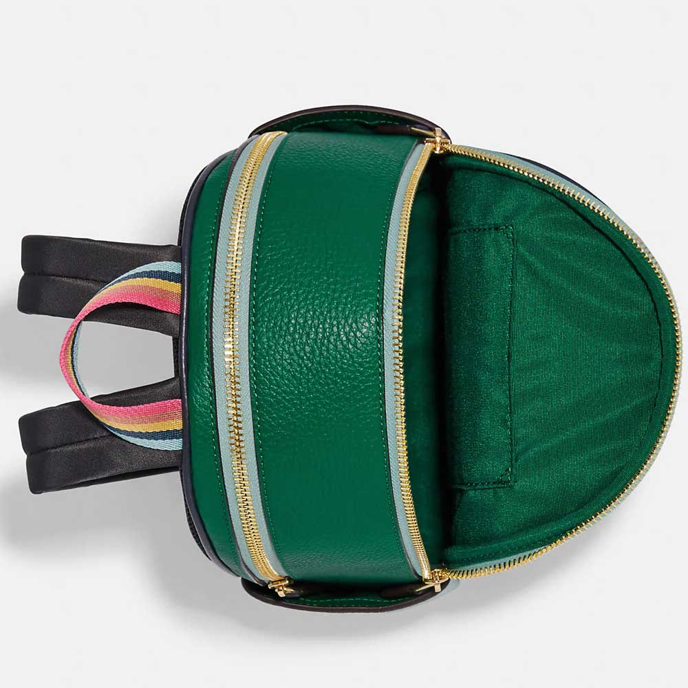 Balo Coach Mini Court Backpack With Radish Màu Xanh Green