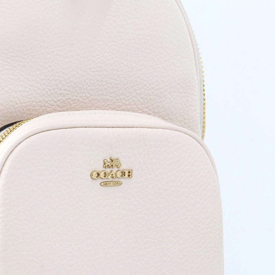 Balo Coach Mini Court Backpack C8603 Màu Trắng