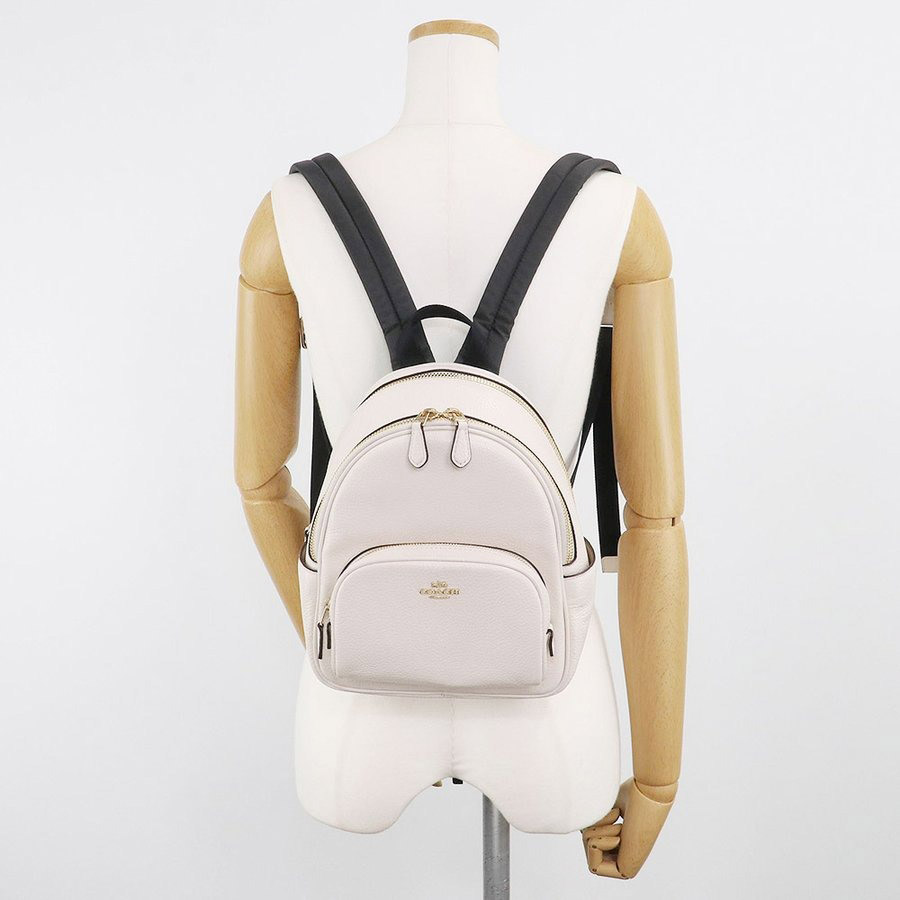 Balo Coach Mini Court Backpack C8603 Màu Trắng
