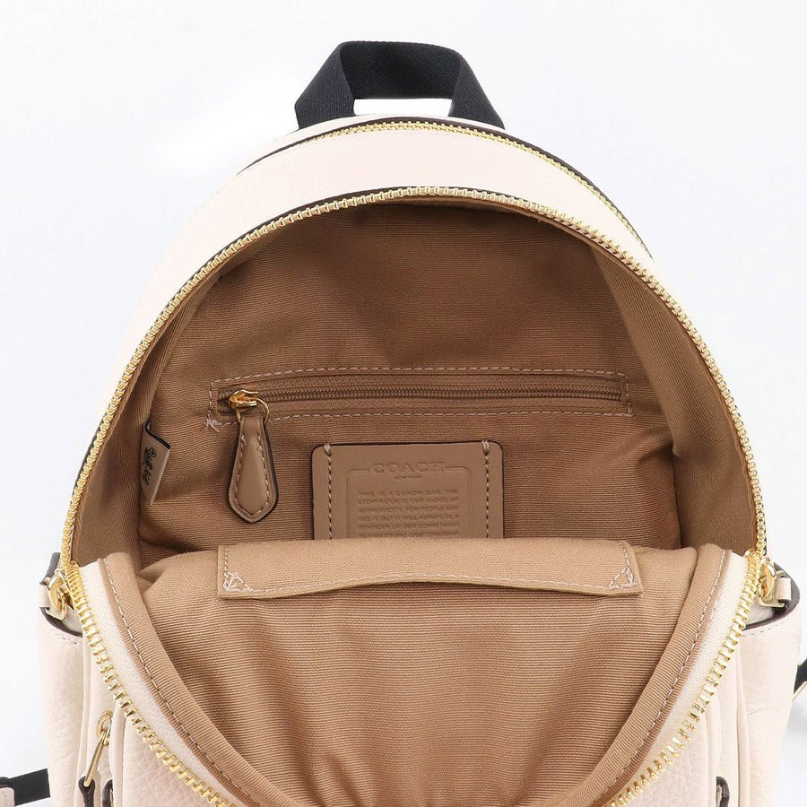 Balo Coach Mini Court Backpack C8603 Màu Trắng