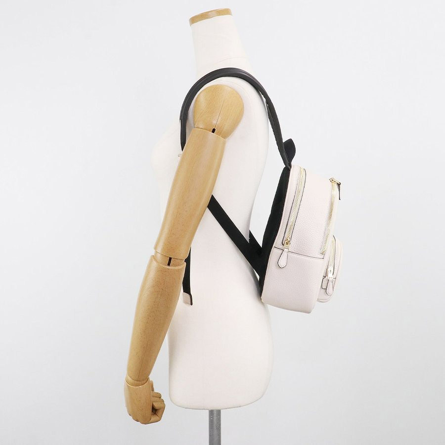 Balo Coach Mini Court Backpack C8603 Màu Trắng