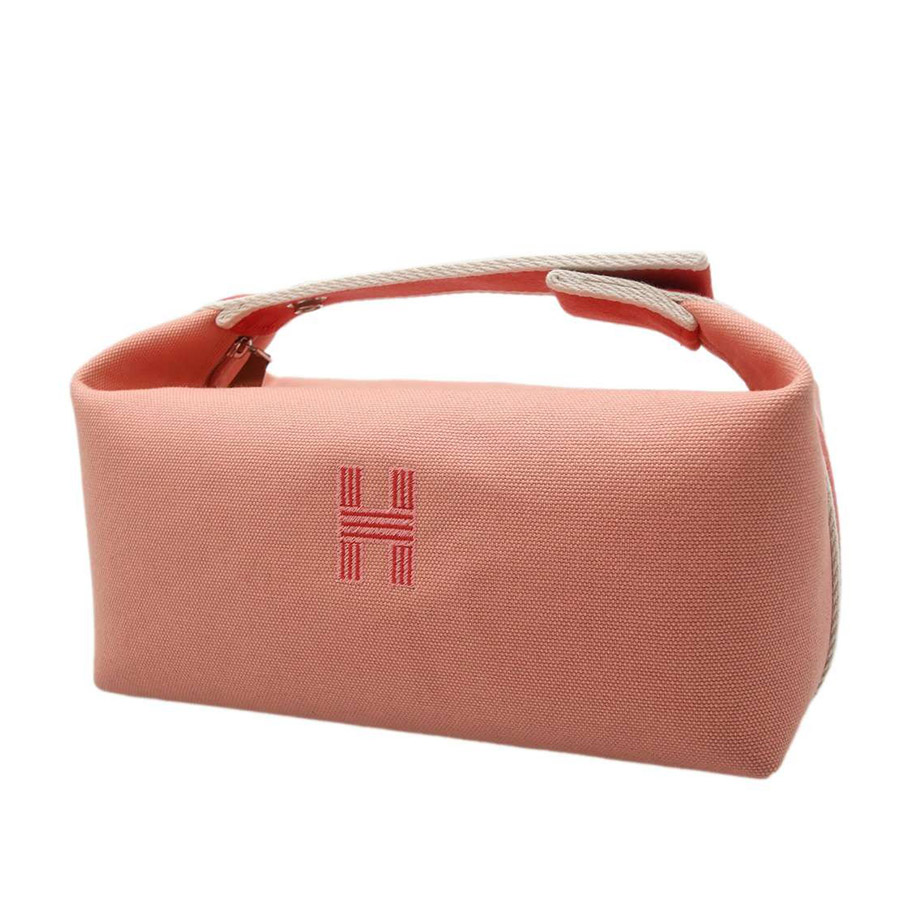 Túi Cầm Tay Nữ Hermès Bride A Brac Case Size PM Màu Hồng Nhạt