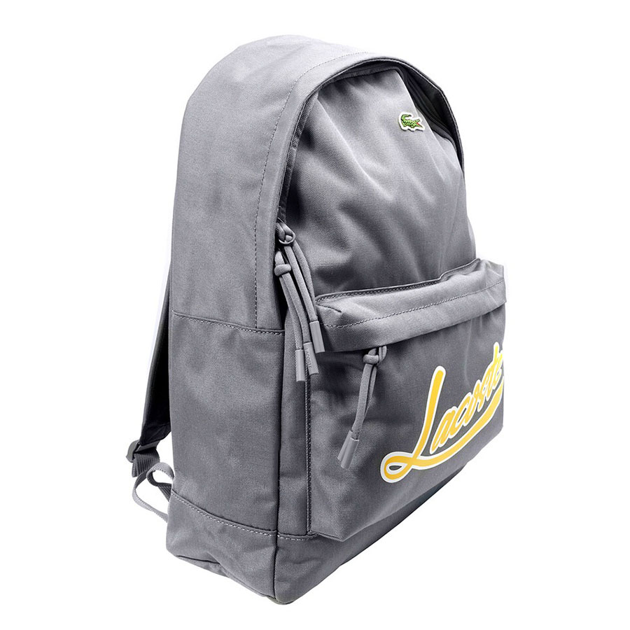 Balo Nam Lacoste Neocroc Fantaisie Backpack NH3125NT E71 Màu Xám