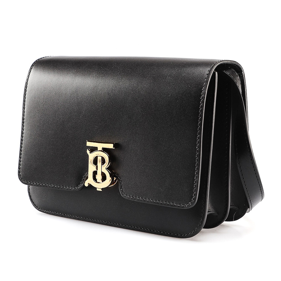 Túi Đeo Chéo Burberry Medium Leather TB Shoulder Bag Black 8010335 Màu Đen