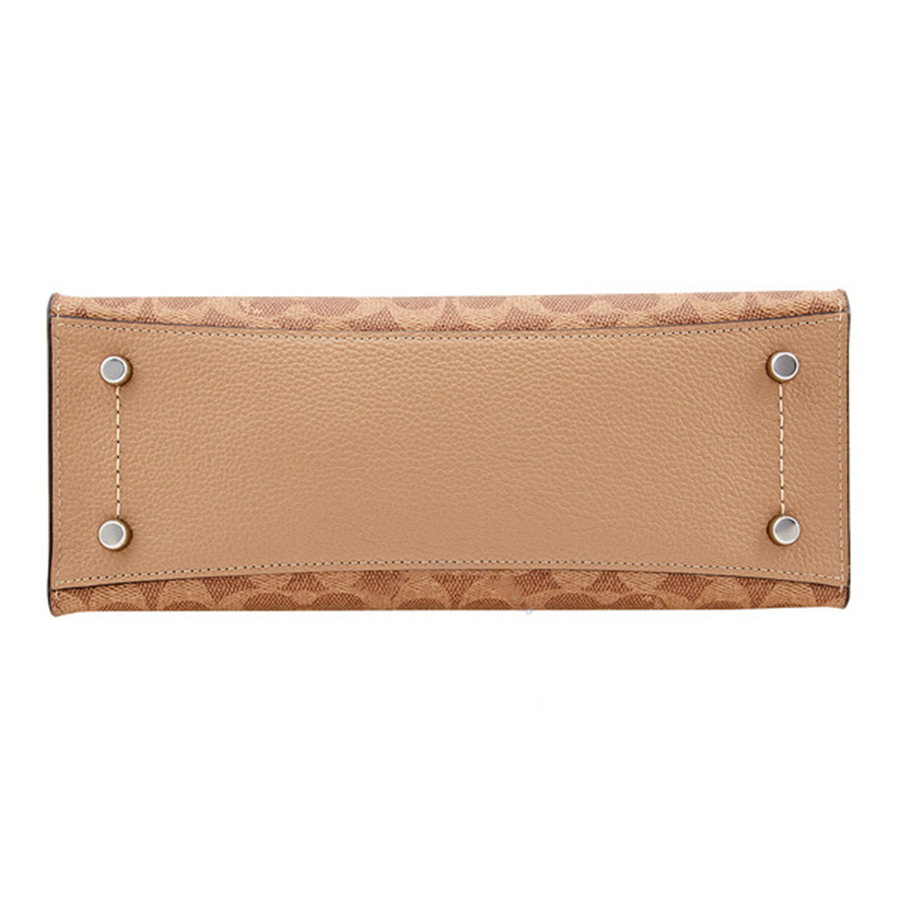 Túi Đeo Chéo Coach Charlie Carryall 28 4147 LHQ64 Màu Kem Nâu