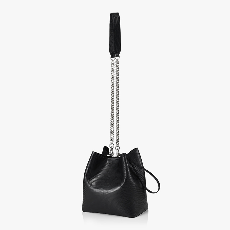 Túi Đeo Chéo Find Kapoor  Pingo Bag 20 Lizard Chain Set Black Màu Đen