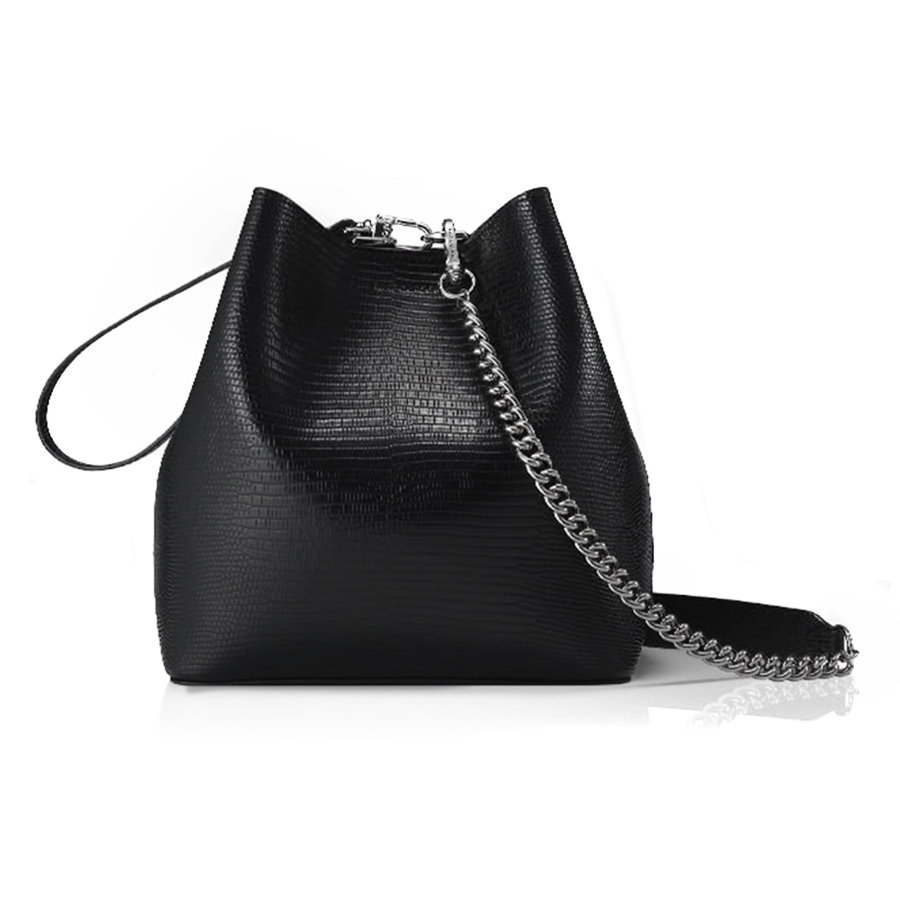 Túi Đeo Chéo Find Kapoor  Pingo Bag 20 Lizard Chain Set Black Màu Đen