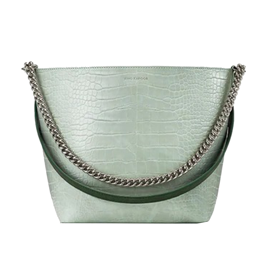 Túi Đeo Chéo Find Kapoor  Pingo Bag 20 Croco Chain Màu Xanh Mint