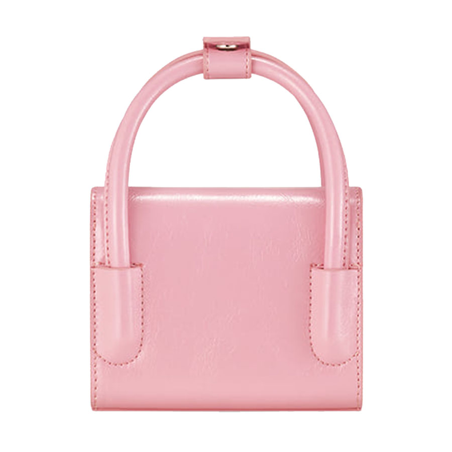 Túi Xách Tay Find Kapoor Marty Bag 12 Crinkled Pink Màu Hồng