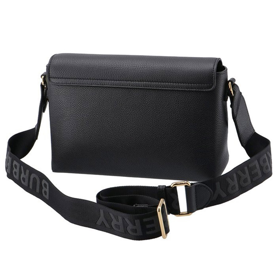 Túi Đeo Chéo Burberry Medium Vintage Check Note Black Shoulder Bag Màu Đen