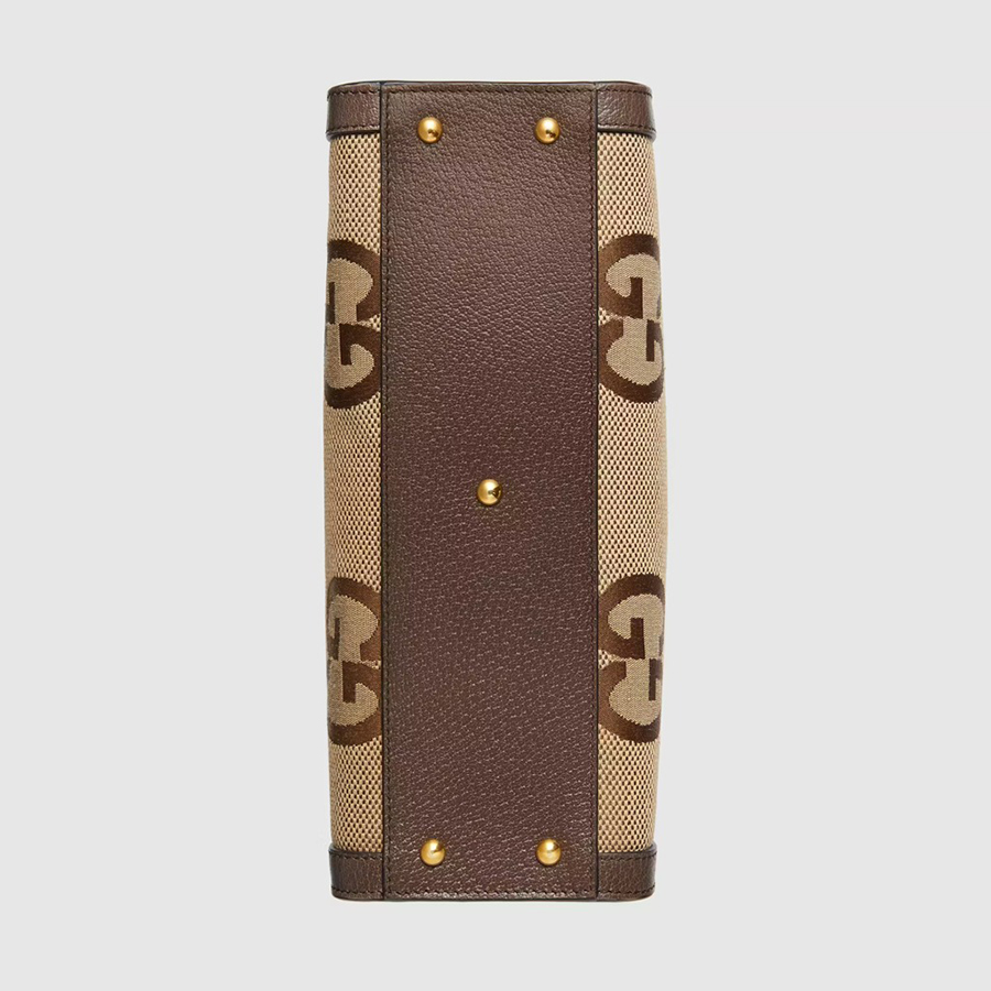 Túi Xách Gucci Diana Jumbo GG Small Tote Bag Màu Nâu