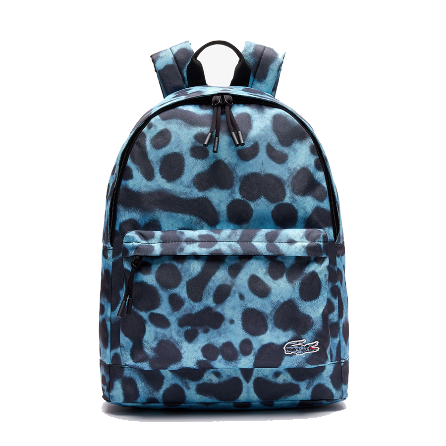 Balo Lacoste National Geographic Capsule Collection Màu Đen Xanh