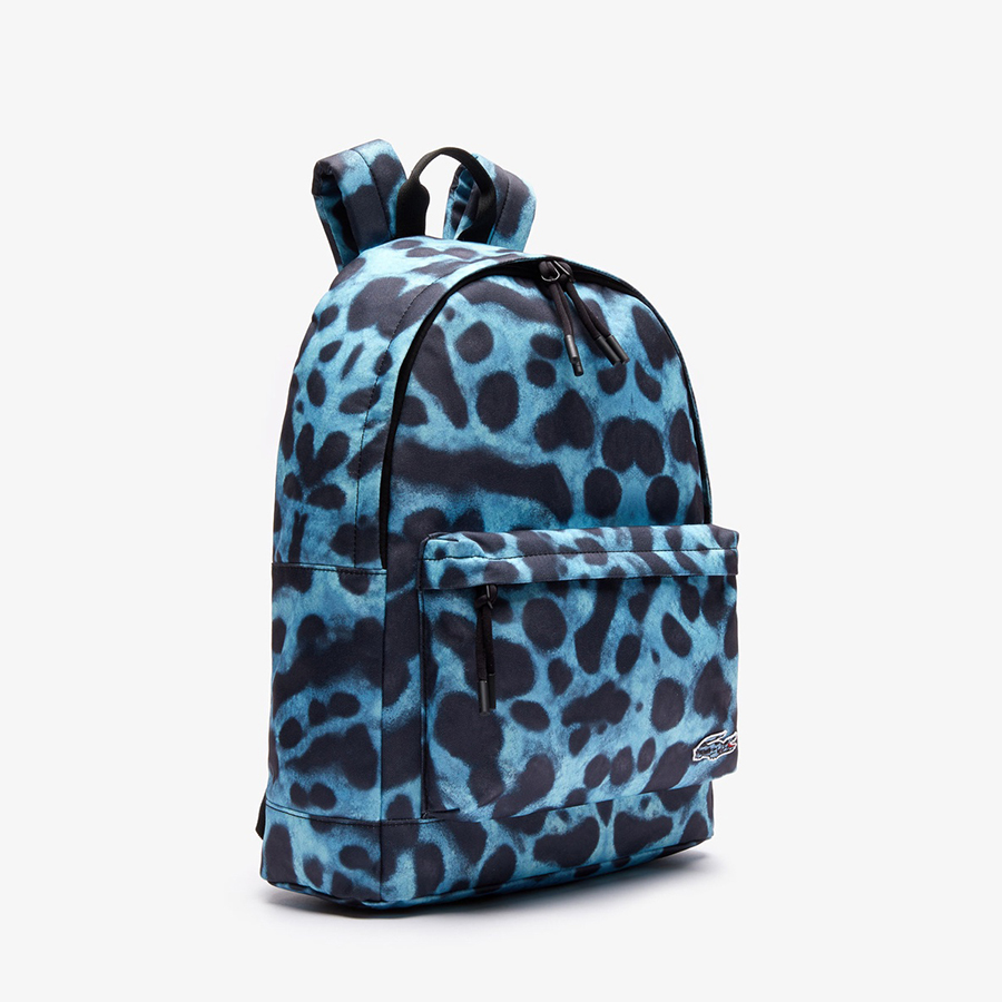 Balo Lacoste National Geographic Capsule Collection Màu Đen Xanh