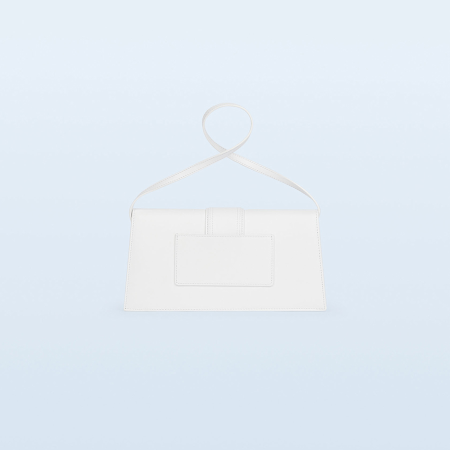 Túi Xách Jacquemus Le Bambino Long Envelope Shoulder Bag Size 28 Màu Trắng