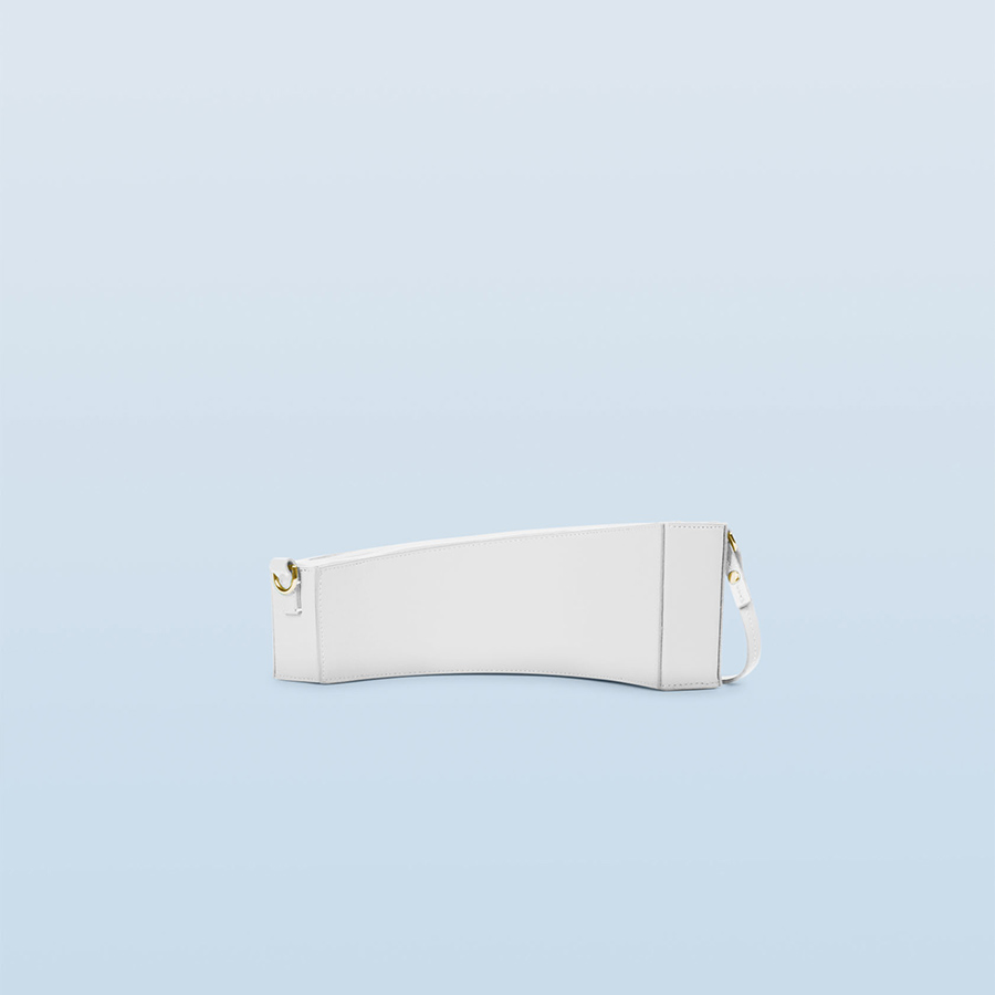 Túi Xách Jacquemus Le Bomba Petit Sac Archè Porté Épaule Size 29.5 Màu Trắng