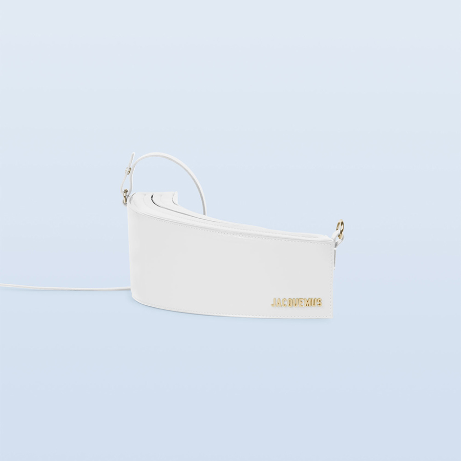 Túi Xách Jacquemus Le Bomba Petit Sac Archè Porté Épaule Size 29.5 Màu Trắng